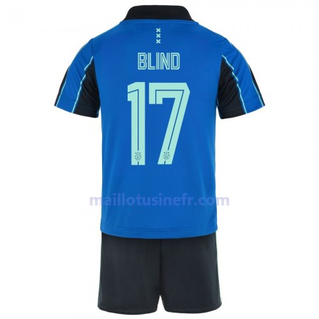Maillot de Foot Ajax Amsterdam Daley Blind 17 Extérieur 2021-22 - Enfant